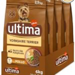Comida seca para Yorkshire Terrier, Pack de 4 x 1,5kg, Total 6kg